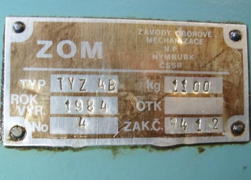 Válcovačka 2232585 - štítek