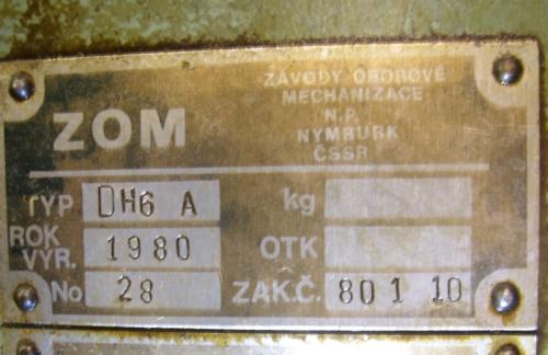 Drážkovačka 2366308 - štítek