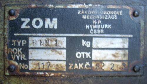 Hrotička 2368207 - štítek