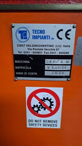 Předtah drátotažná stanice u stroje 122 - štítek